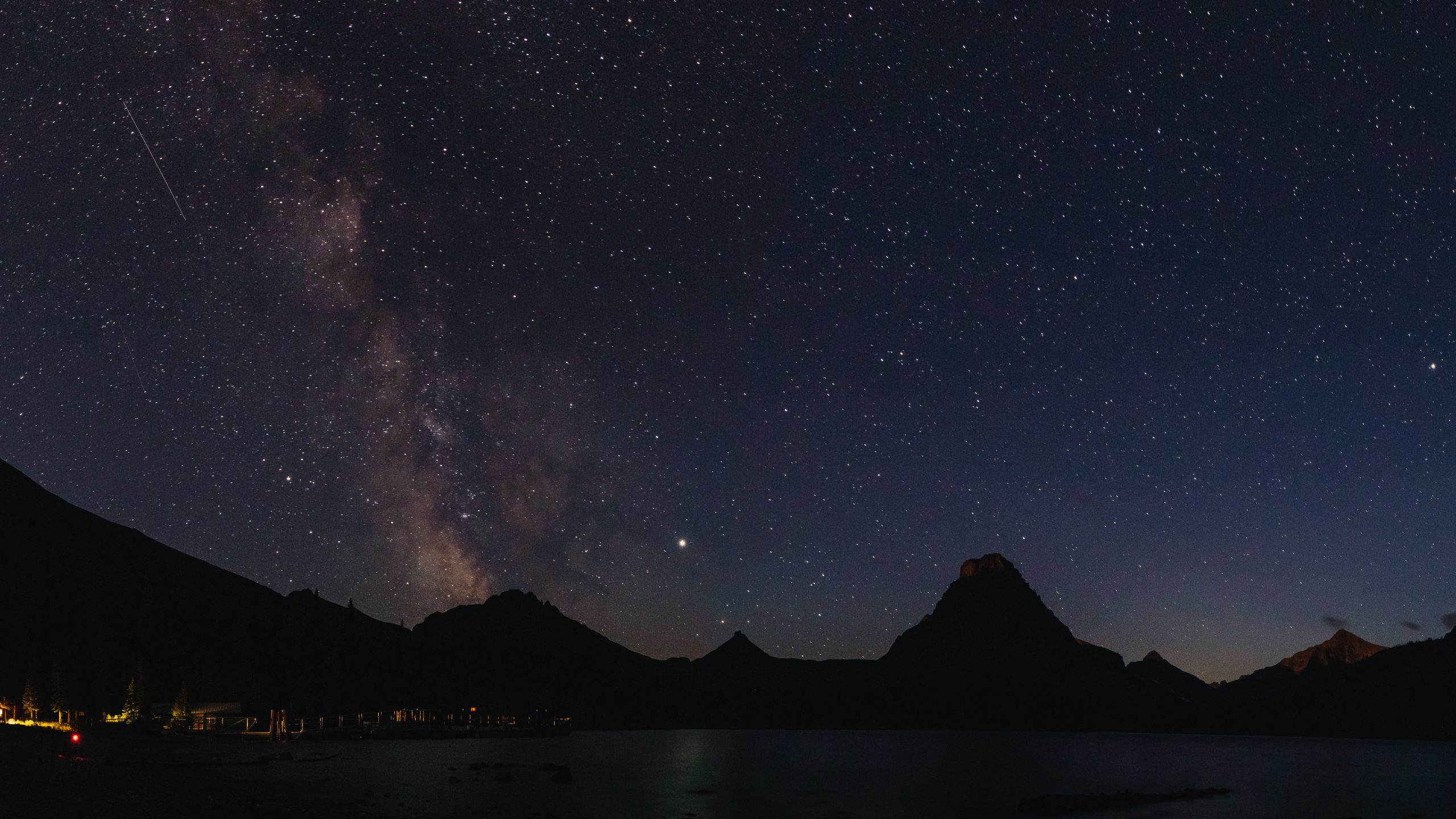 The Milky Way over Two Medicine, Glacier National Park