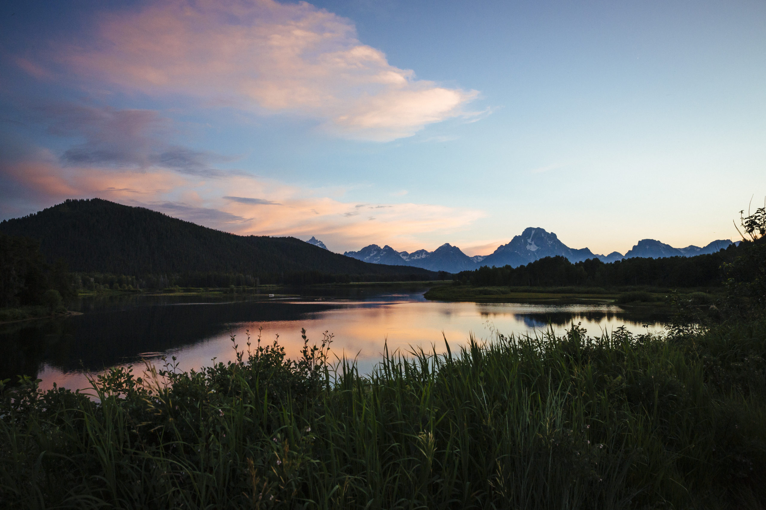 Sunset in Grand Teton National Park, Wyoming