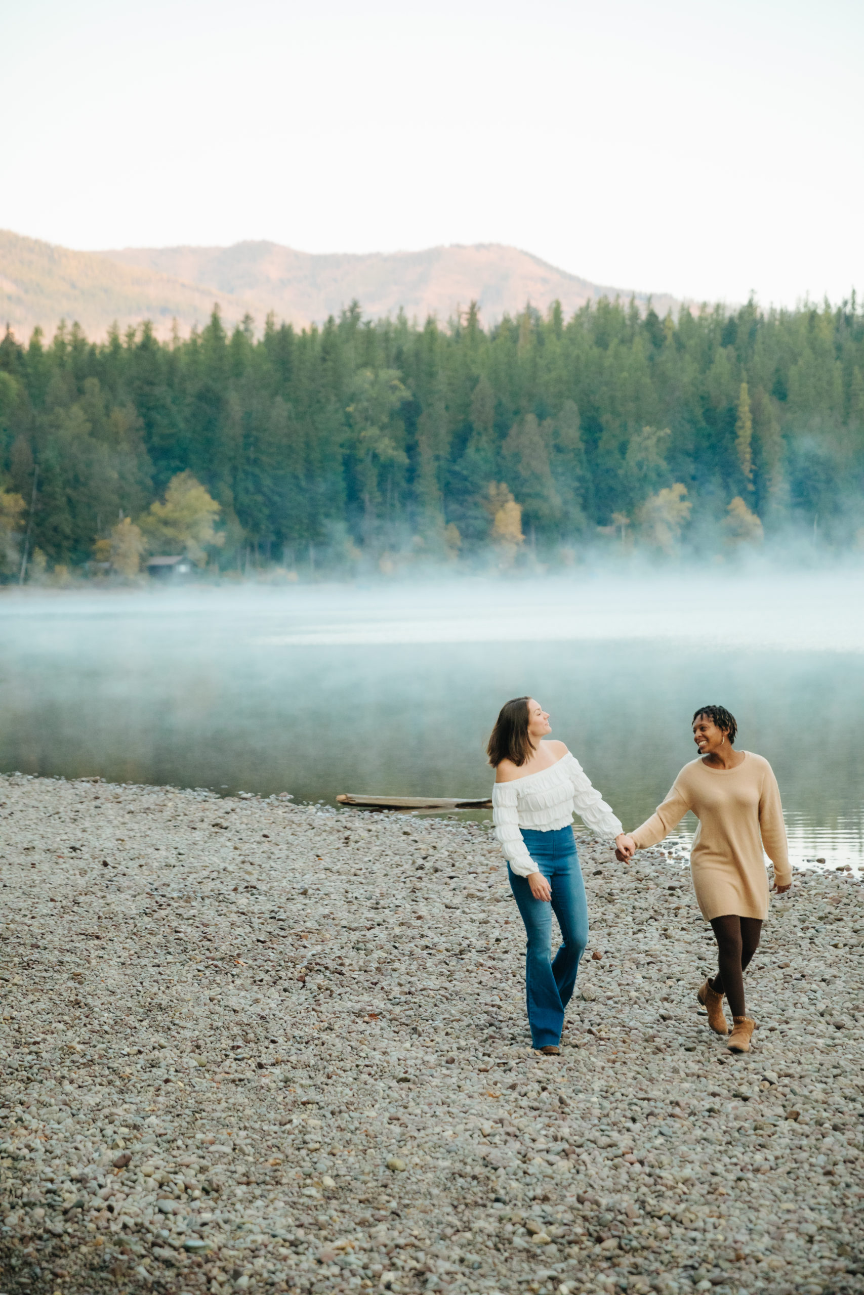 Glacier National Park Fall Couples Portraits